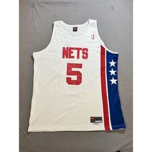 Jason Kidd Nike New Jersey Nets #5 All Star Stitched Jersey Mens XXL Pullover +2